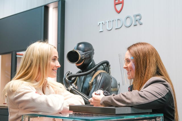 In December, Swiss watchmaker Tudor opened a concession in Beaverbrooks at Meadowhall - its first shop outside London.
