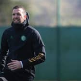 Shane Duffy during Celtic training earlier this month. Picture: SNS