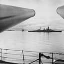 HMS Hood before her departure from Scapa Flow, taken from HMS Prince of Wales. Picture: Orkney Library and Archive