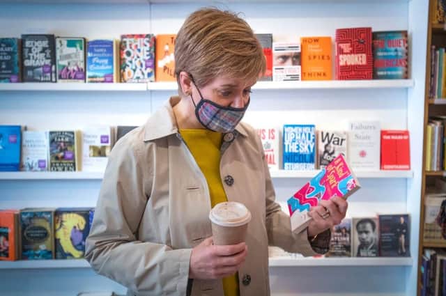 Bibliophile Nicola Sturgeon will be sharing he vision for Scotland at a book festival in England tomorrow (Photo by Jane Barlow - Pool/Getty Images)