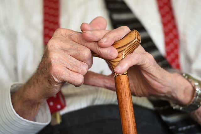 An elderly man, as the Scottish Government has been told that social care services in Scotland are in crisis and need urgent improvements. Picture: Joe Giddens/PA Wire