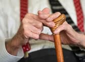 An elderly man, as the Scottish Government has been told that social care services in Scotland are in crisis and need urgent improvements. Picture: Joe Giddens/PA Wire