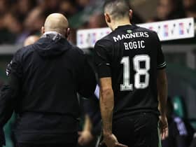Tom Rogic injured his hamstring during Celtic's 3-1 win over Hibs at Easter Road on Wednesday (Photo by Craig Williamson / SNS Group)