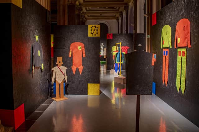 Installation view of Beagles & Ramsay: NHOTB & RAD at the Gallery of Modern Art, Glasgow PIC: Paul Watt