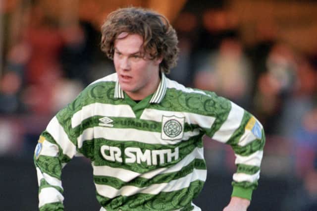 Stuart Gray in action for Celtic back in 1995.