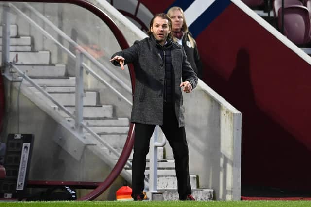 Hearts manager Robbie Neilson.