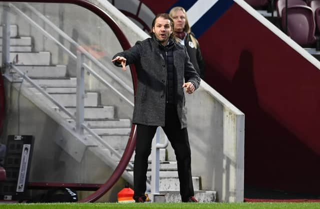 Hearts manager Robbie Neilson.