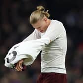 Erling Haaland is likely to miss out for Man City against Crystal Palace.