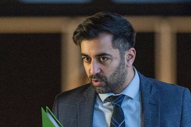 Scottish Cabinet Secretary for Health and Social Care Humza Yousa ahead of delivering his Ministerial Statement