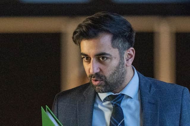 Scottish Cabinet Secretary for Health and Social Care Humza Yousa ahead of delivering his Ministerial Statement