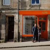 Grant and Jaye Hutchison outside Aeble, Anstruther
