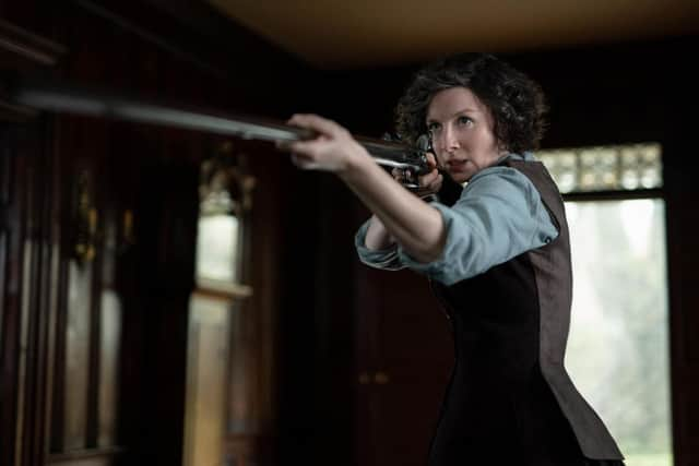 Claire Fraser (Caitriona Balfe) in the season finale of Outlander Season 6 (Starz)