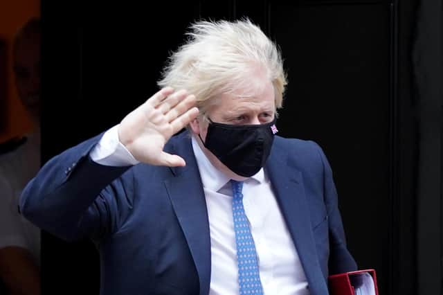 Boris Johnson is under pressure after the Liberal Democrats overturned a huge Conservative majority to win the North Shropshire by-election (Picture: Stefan Rousseau/PA)