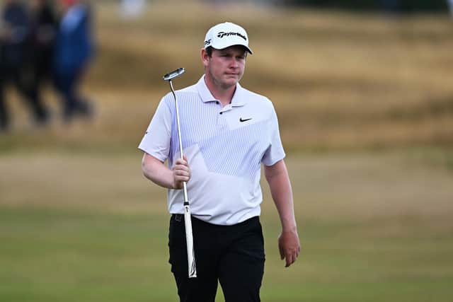 Bob MacIntyre during the 150th Open at St Andrews. Picture: Ian Rutherford.