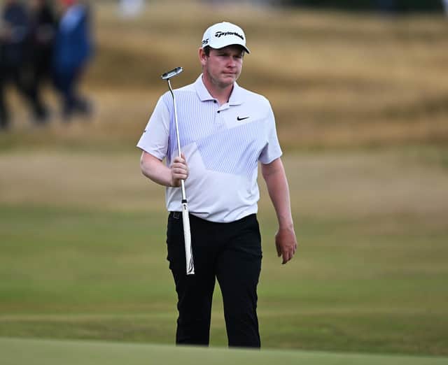 Bob MacIntyre during the 150th Open at St Andrews. Picture: Ian Rutherford.