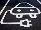 Electric vehicle parking signage. Picture: John Walton/PA Wire