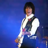 Jeff Beck performs at Wembley Stadium in 2014 (Picture: Charlie Crowhurst/Getty Images)