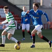 Alex Lowry in action for Rangers B against Celtic B at Pennycars Stadium, Airdrie.  (Photo by Craig Brown / SNS Group)