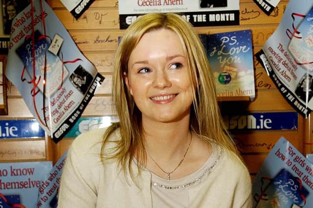 Cecelia Ahern, at a book signing for her first book 'P.S. I Love You' in Dublin, 2003.