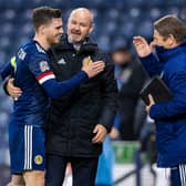 Steve Clarke was happy with the Scotland win over Slovakia. Picture: SNS