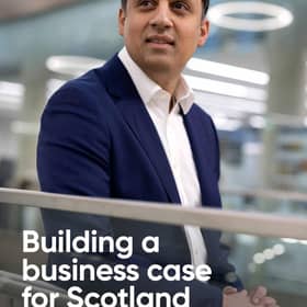 Scottish Labour leader Anas Sarwar introduces the Labour party’s new report, ‘Building a Business Case for Scotland’