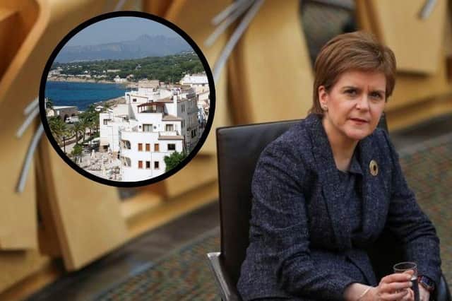Nicola Sturgeon says holidays are still on hold because international travel bans are 'most important protection' we have against the virus.