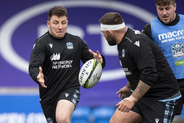 Either Glasgow Warriors or Edinburgh will be heading to Dublin to face Leinster in the URC play-off quarter-finals. (Photo by Ross MacDonald / SNS Group)