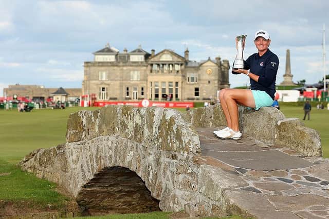 American Stacy Lewis won the Women's Open the last time it was staged on the Old Course at St Andrews in 2013. Picture: Warren Little/Getty Images.