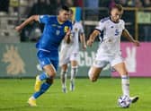 Ryan Porteous in action during his Scotland debut in the goalless draw with Ukraine in Poland last September. (Photo by Craig Williamson / SNS Group)