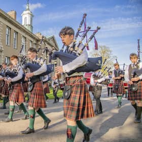 Merchiston Castle School Pipe Band, Image: Paul Watt