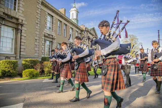 Merchiston Castle School Pipe Band, Image: Paul Watt