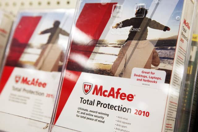 McAfee was bought by Intel in 2010