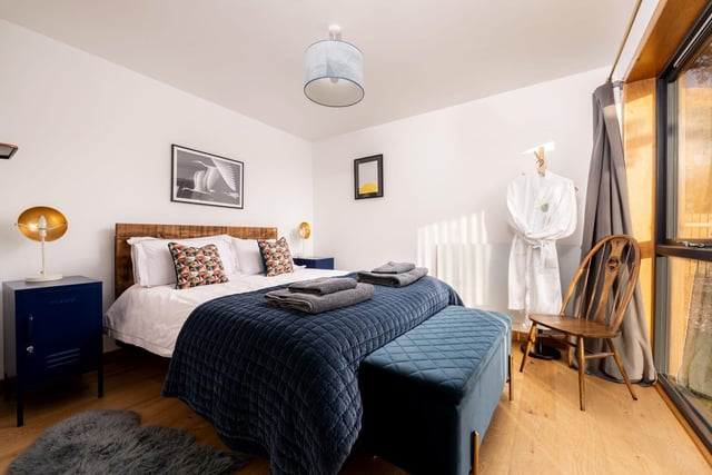The comfy king size bed guarantees a great night's sleep.