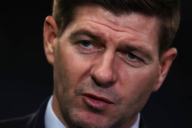 Steven Gerrard rates his former club Rangers' chances of beating Celtic on Sunday as 50-50. (Photo by Alan Harvey / SNS Group)