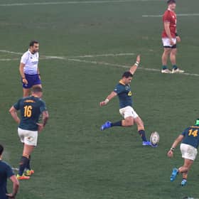 Morne Steyn stepped off the bench to kick two penalties for South Africa and win the series against the Lions. Picture: David Rogers/Getty Images