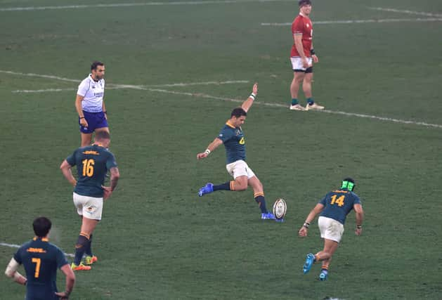 Morne Steyn stepped off the bench to kick two penalties for South Africa and win the series against the Lions. Picture: David Rogers/Getty Images