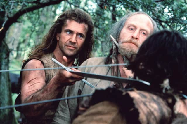 Mel Gibson and James Cosmo in Braveheart