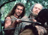 Mel Gibson and James Cosmo in Braveheart