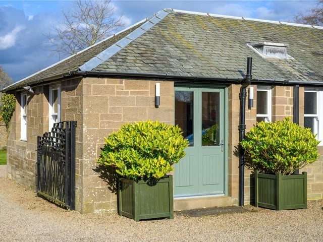 Entrance to utility room from parking area.