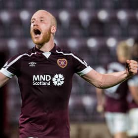 Liam Boyce is in great form for Hearts.