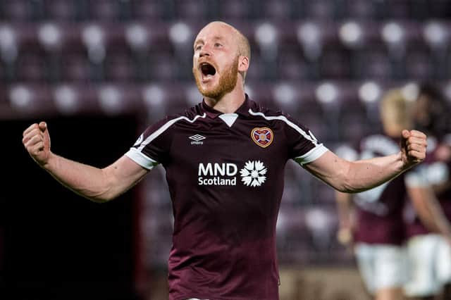 Liam Boyce is in great form for Hearts.