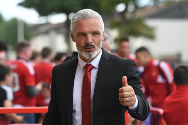 Aberdeen manager Jim Goodwin is close to making more signings. (Photo by Craig Foy / SNS Group)