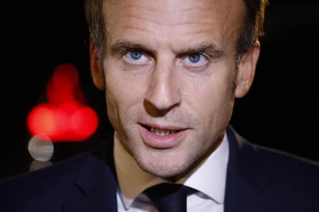 France's President Emmanuel Macron. Picture: Ludovic Marin/AFP via Getty Images