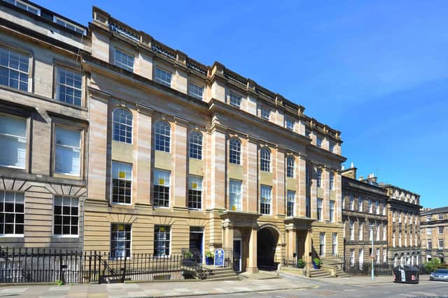 The building, which overlooks Queen Street Gardens, received World Heritage status in 1996. Picture: contributed.