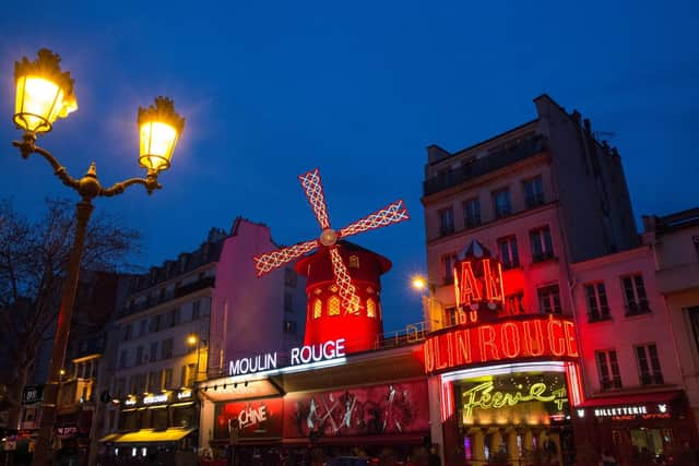 Moulin Rouge at night