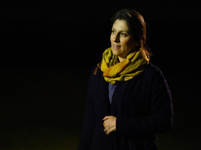 Mrs Zaghari-Ratcliffe’s seven-year-old daughter Gabriella was heard asking “is that mummy?” and again shouted “mummy” as her mother walked down the plane’s stairs.