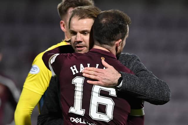 Hearts manager Robbie Neilson handed Andy Halliday a new deal.  (Photo by Paul Devlin / SNS Group)