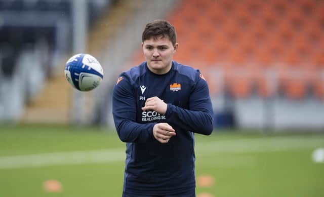 Paddy Harrison has scored important tries for Edinburgh Rugby this season. (Photo by Mark Scates / SNS Group)