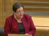 Scottish Labour MSP Jackie Baillie was visibly emotional in Holyrood