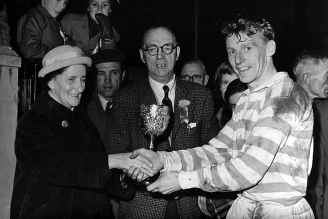 Success at the 1960 Melrose Sevens for Ken Scotland and his Cambridge University side.